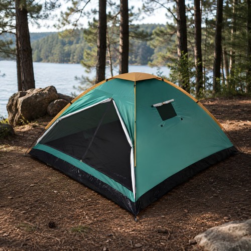 FreeCamp FC-205770-YSL Monodome Plus 4 Kişilik Kamp Çadırı Yeşil