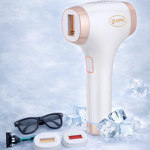 GoldMi IPL01 Buz Lazer Epilasyon Cihazı 21J | Sınırsız Atım, ICE Soğutma, Cilt Gençleştirme
