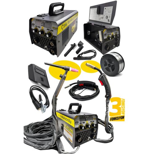 KeyaTec PH287 Çok Fonksiyonlu TIG MMA MIG 999  Argon Kaynak Gazsız Gaz Altı Kaynak Makinesi