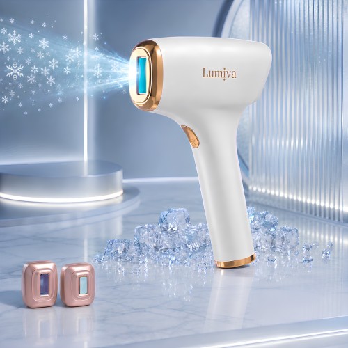 Lumiva LV002 Buz Soğutmalı IPL Lazer Epilasyon Cihazı - 9 Seviye 3 Mod 2 Başlık Cilt Gençleştirme ve Akne Azaltma Modu