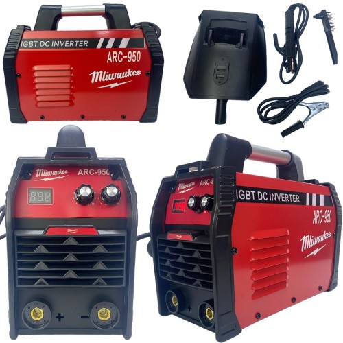 Milwaukee EEA408 ARC 950 DC İnverter Dijital Kaynak Makinesi (Kırmızı)