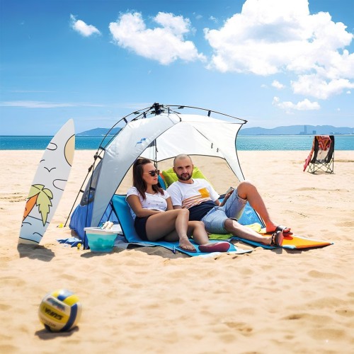 Mobihome MH-205565-MV Otomatik Plaj Çadırı Mavi