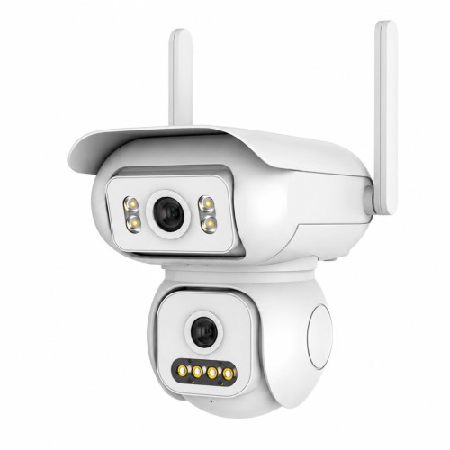 ONQAM ON-W2 Çift Kameralı AOV Kayıtlı Wi-Fi Uzaktan Bağlatılı 360 Derece Güvenlik Kamerası