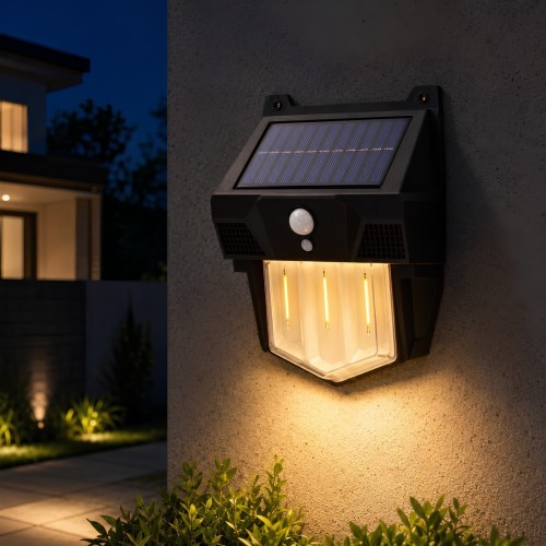 PANTHER PT-2983 250 Lümen Solar Sensörlü LED Duvar Lambası