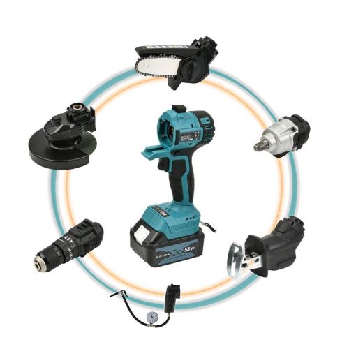 Prohummer PH191 Multievo 6 Başlıklı Set 58vf Çok Amaçlı Şarjlı Set Takımı 58Vf