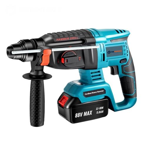Prohummer PH014 88VF 5ah Kömürsüz Şarjli Professional Kırıcı Delici Hilti(Mavi)
