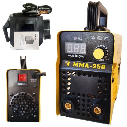 Prohummer PH186 MMA250 İnverter Turbo Çanta Kaynak Makinesi (Sarı)