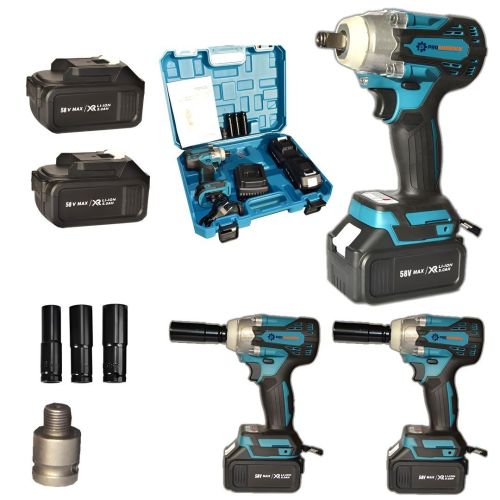 Prohummer PH009 58w 5ah kömürsüz şarjlı somun sıkma (Mavi)