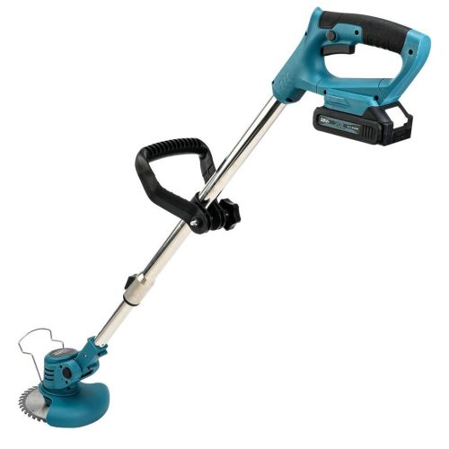 Prohummer PH201 Teleskopik El Tipi Çift Bataryalı 58Vf Tırpan Ot, Çim, Dal Biçme Kesme Makinesi (Mavi)