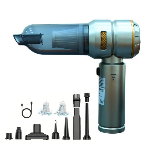 Prohummer PH308 Plus Yeni Kablosuz Şarjlı Mini Süpürge Gri