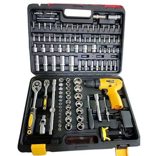 Prohummer PH309 108 Parça Full Set Akülü Vidalama Matkap Ve Lokma Ve Uç Takım Seti Çantalı