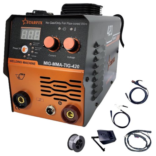 Starfix PH258 MIG MMA TIG 420 3 Fonksiyonlu Gazsız Gaz Altı Kaynak Makinesi